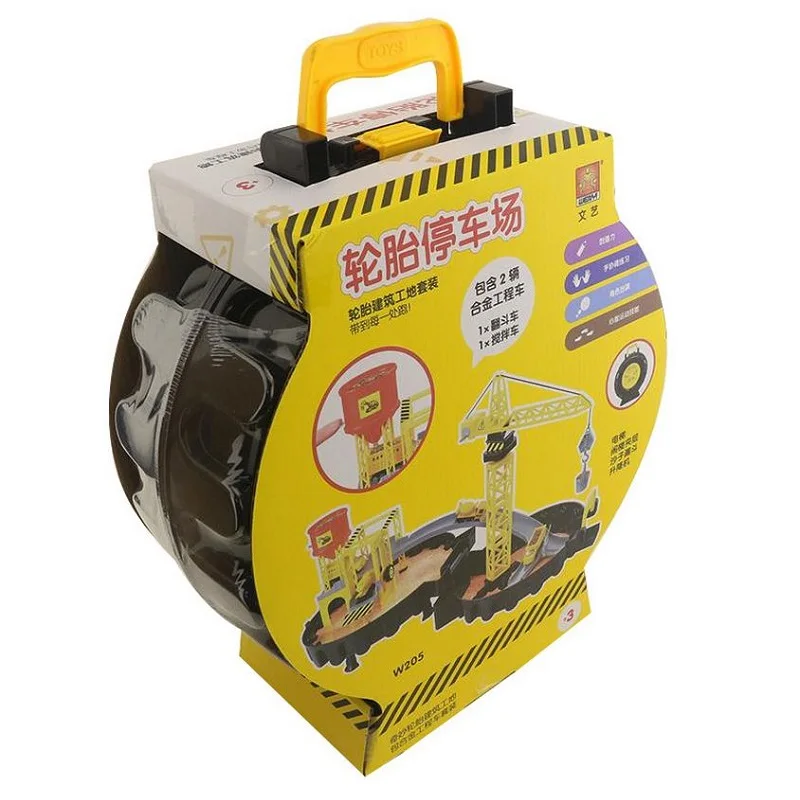 Бесплатная доставка инженерные автомобили парковка Орбита автомобильный Dunk Track