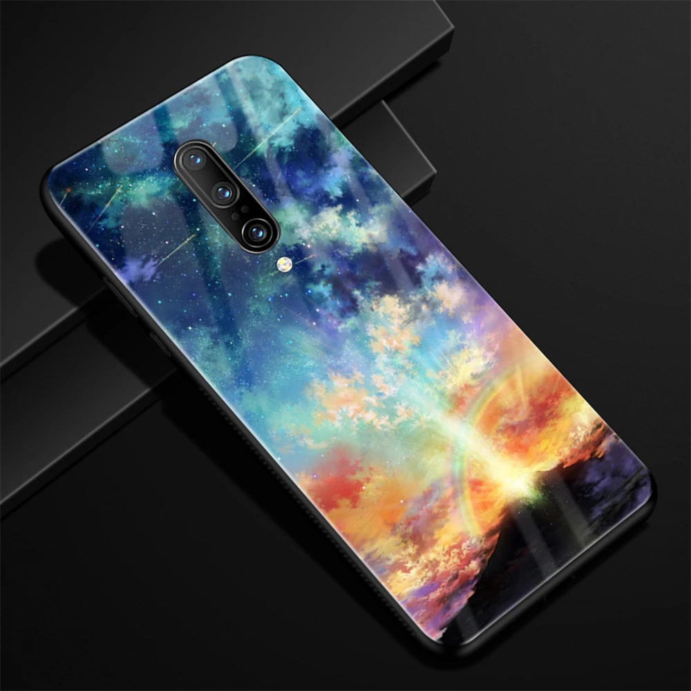Чехол из закаленного стекла для Oneplus 7 Pro, роскошный защитный противоударный силиконовый чехол из ТПУ+ стекло для Oneplus 6 T, чехол s 1+ 7 6T