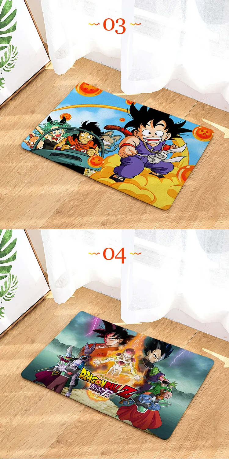 IVYYE Dragon Ball индивидуальный коврик с рисунком из аниме украшения для дома ковры мультяшный коврик для спальни коврики для ванной плюшевые коврики коврик для двери Новинка