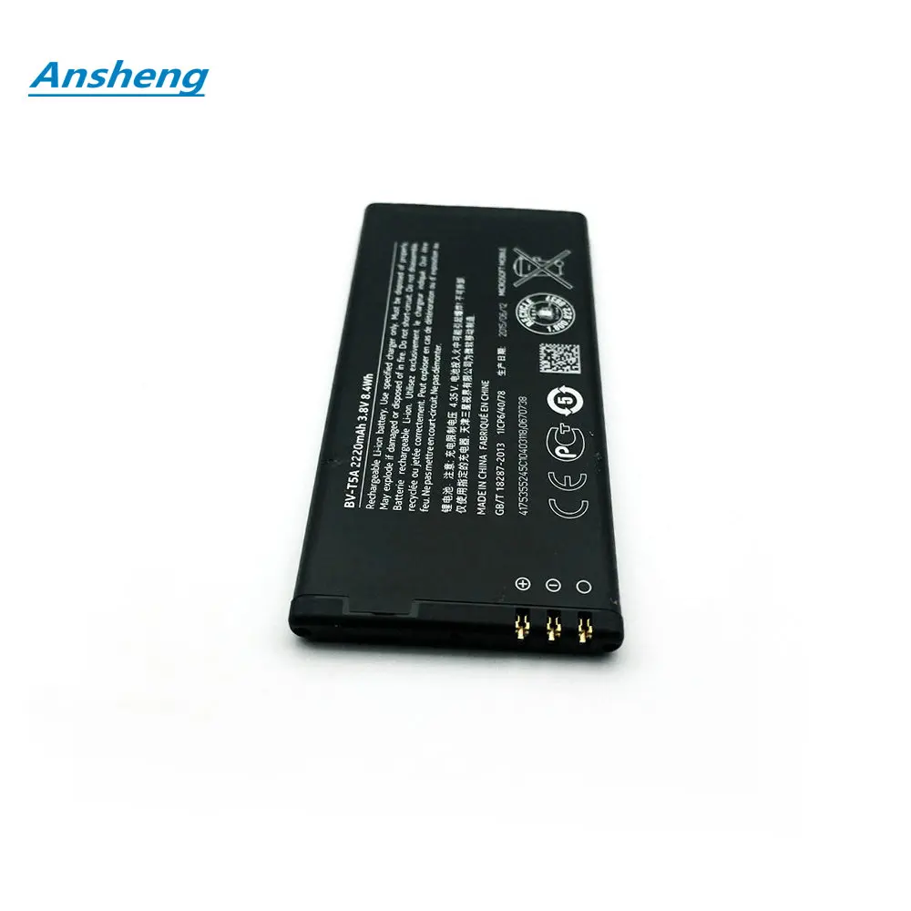 

Ansheng 2100mah BL-T5A BV-T5A battery for Nokia Microsoft Lumia 550 30 730 Dual SIM 735 735 Dual SIM 738