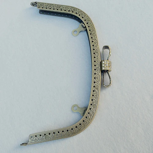 18 5 см металлическая застежка в форме головы с бриллиантами винтажная бронзовая