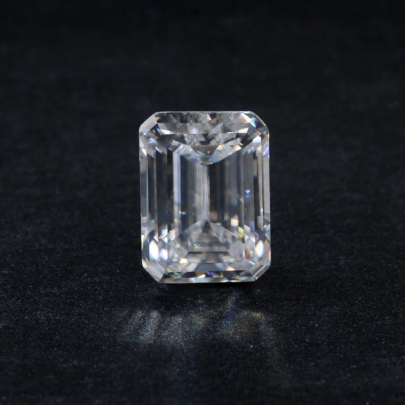Камень с изумрудной огранкой 8 х6 мм 1 5 карат|stones for jewelry|stones jewelry makingmoissanite loose |