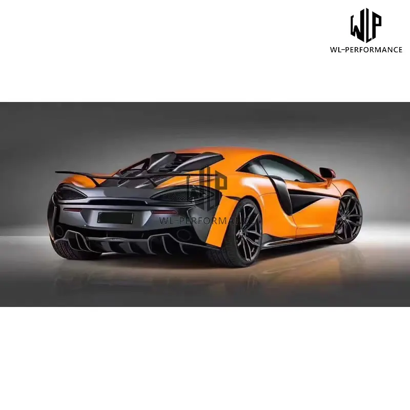 540C 570S 570GT карбоновый диффузор для передней губы и заднего бампера задний спойлер капот двигателя для mlaren 540C 570S 570GT Novitec