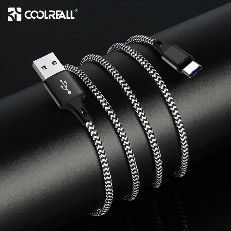 Черный Posugear боковой кабель для быстрой зарядки USB C type C line 5A для huawei P20 huawei Lite Pro USB зарядный кабель для samsung S9 8 plus note 9 - Цвет: Черный