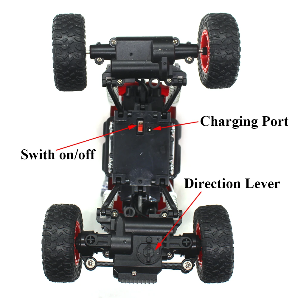 Мини-1:22 с дистанционным управлением Rock Crawler игрушечный Радиоуправляемый