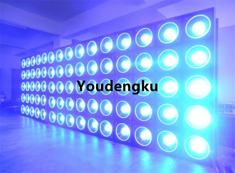 Профессиональный DMX512 контроль 5x5 DMX Led Аудитория Блиндер матрица панель луч 25x10 Вт