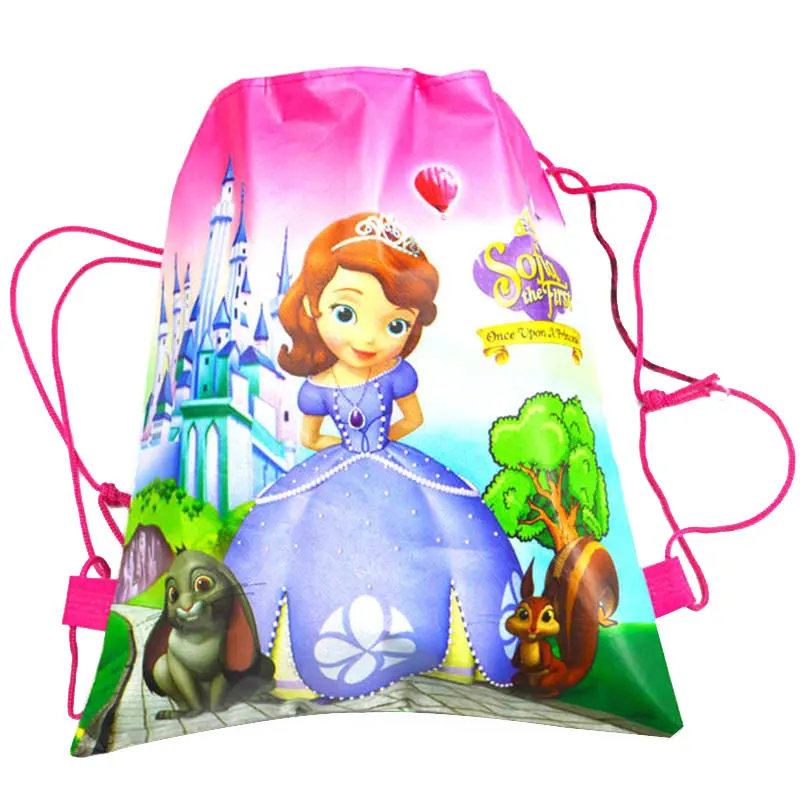 Bag-1-1pcs Дисней Принцесса София первый день рождения тема Праздничная бумажная посуда набор для украшения детский душ вечерние принадлежности детский набор для дня рождения - Цвет: Bag-1-1pcs