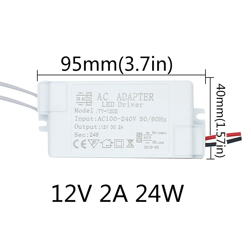 Светодиодный драйвер 12В 24В 2A 3A 5A для Светодиодный s AC220 12V Питание постоянный ток Напряжение Управление трансформаторы системы освещения