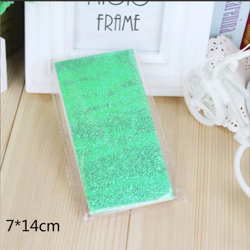 7x14cm 50 шт. складной сплошной цвет DIY Скрапбукинг Ремесло квадратная односторонняя блестящая бумага Оригами детский подарок ручной работы - Цвет: 7x14cm