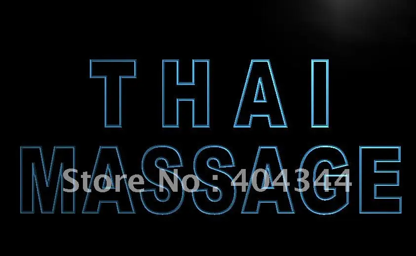 LB731- Thai Massage Body Oil Ad LED Neon Light Sign | Дом и сад