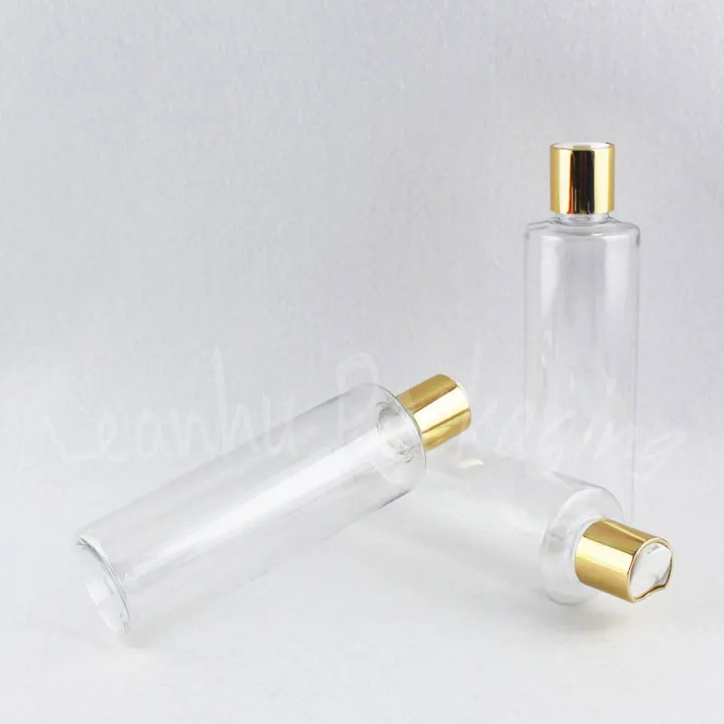 300ML Transparent Round Shoulder Plastic Bottle 300CC Empty Cosmetic Container Shampoo / Lotion Packaging | Красота и здоровье