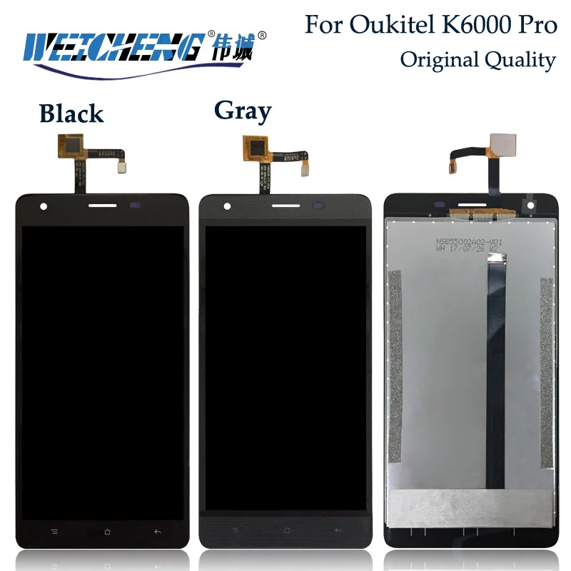 WEICHENG оригинальный для Oukitel k6000 pro ЖК-дисплей Дисплей + Сенсорный экран планшета