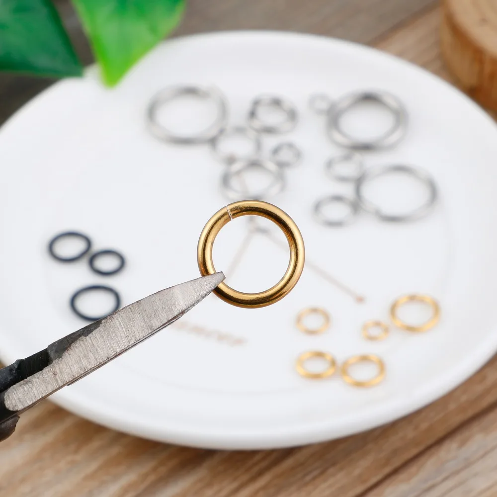 Открытые прыгающие кольца из нержавеющей стали комплект для изготовления