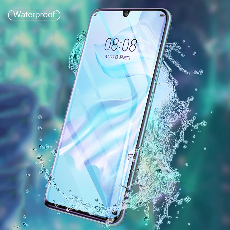 Полное покрытие для huawei Y7 Prime Y9 Y6 Pro P30 Lite P30Pro мягкая Гидрогелевая пленка для Honor 8A Pro 8X защита экрана(не стекло