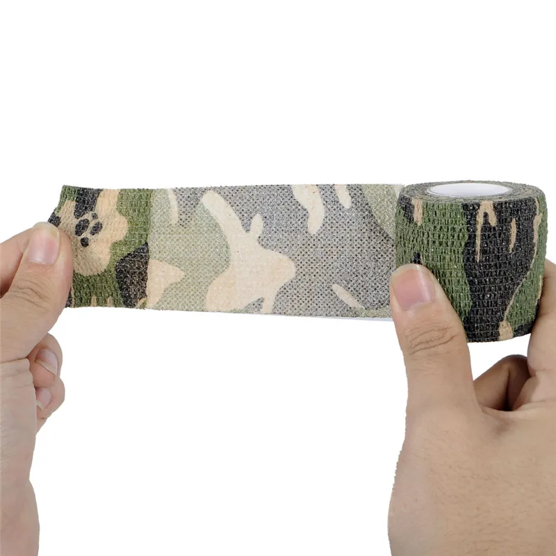 Elastic Stealth Military Waterproof Hunting Camouflage Tape For Gun Paintball CS War Airsoft Refle Shooting Camping Travel Kit|camouflage tape|for