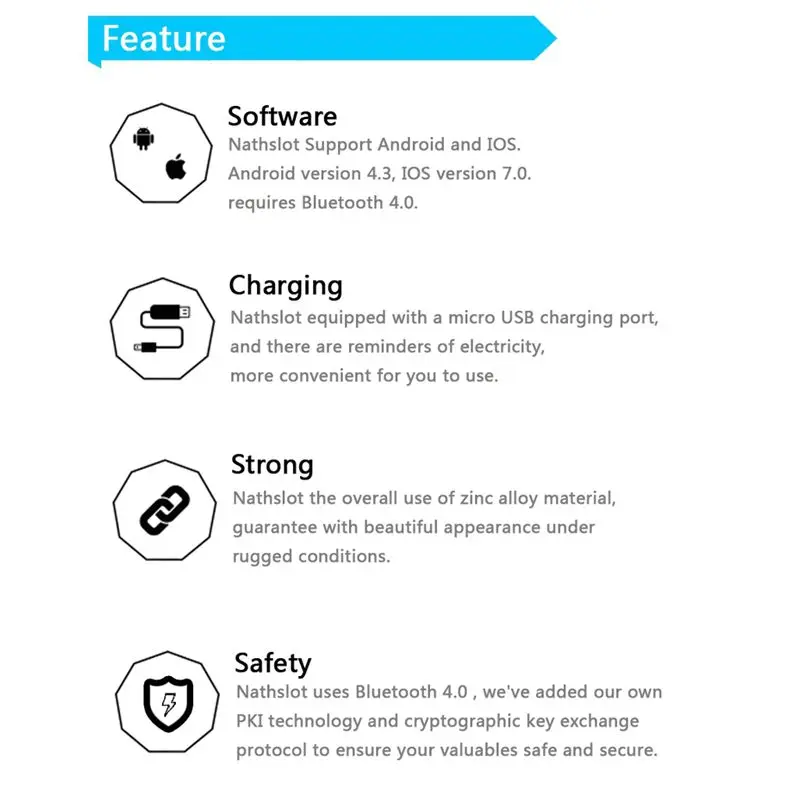 Новейший Умный Замок с Bluetooth управлением беспроводной пульт дистанционного