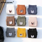 Теплые носки в стиле Харадзюку, милые женские носки с вышивкой в японском стиле, новые хлопковые носки, забавные носки для животных