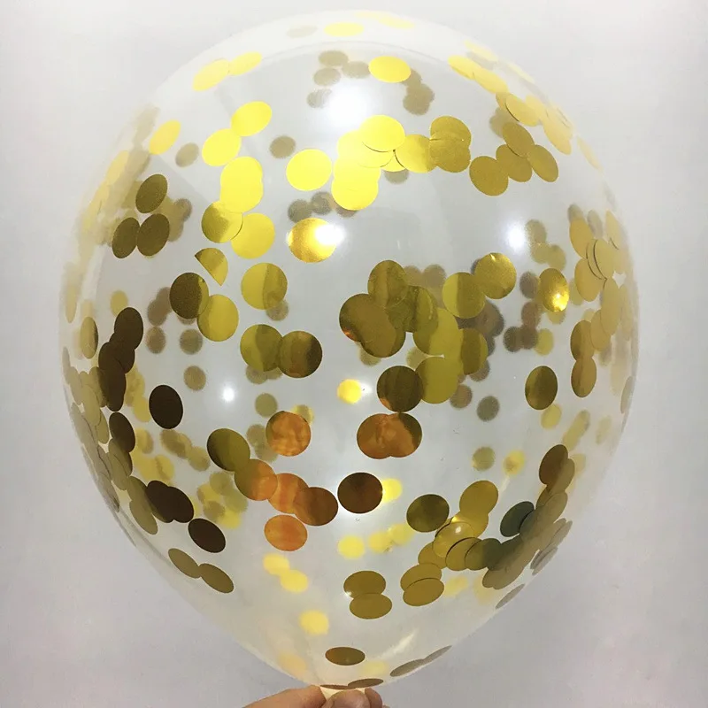 Прозрачные Шары 10 шт./лот золотые звезды фольга конфетти прозрачные шары на день