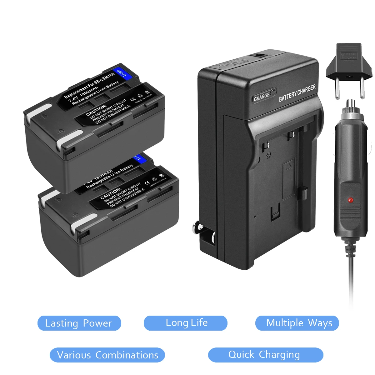 2X SB LSM160 аккумуляторная батарея + зарядное устройство для Samsung D351I DC161 DC565 SC DC163 DC164