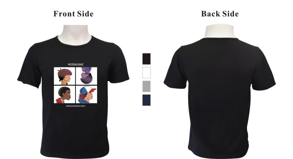 2017 Stranger Things Summer Cotton fitness T-shirt Short Sleeve funny T Shirts and hip hop T-Shirts for Men&ampwomen brand clothing | Мужская