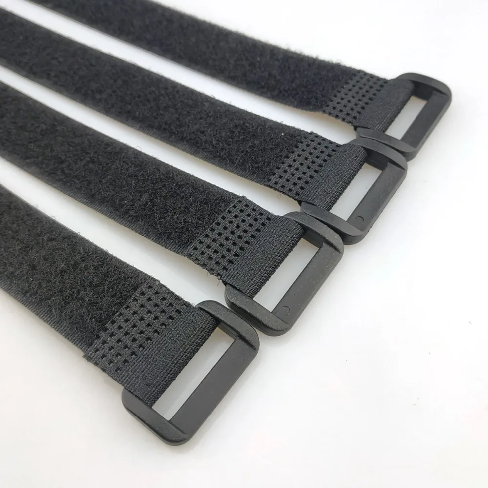 4 шт. 450 мм черный ремень батарейка галстук волшебный ремешок для самолета