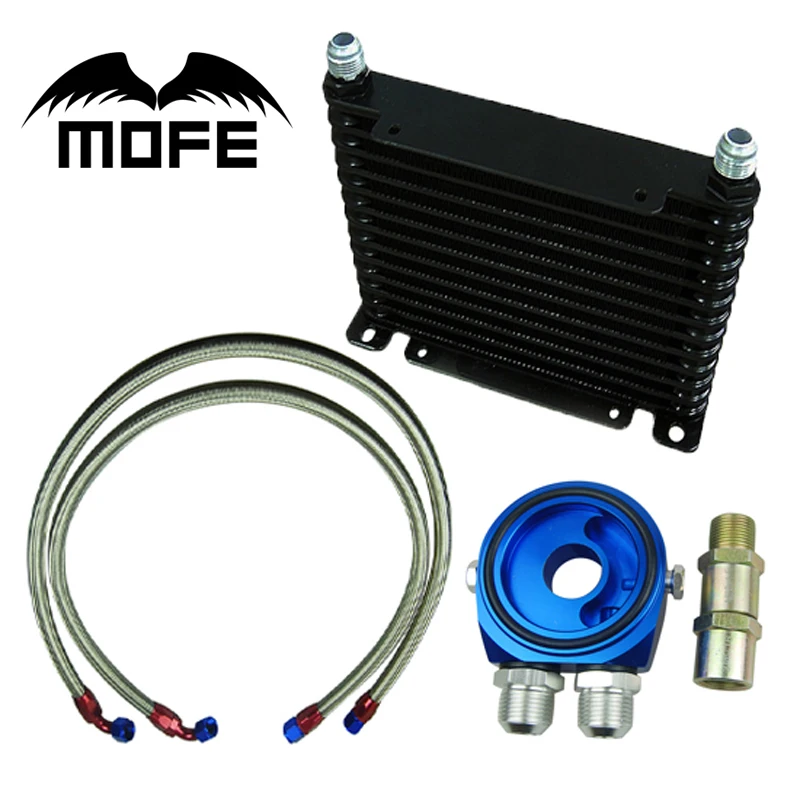Специальное предложение 13-рядный масляный радиатор двигателя AN10 с адаптером для