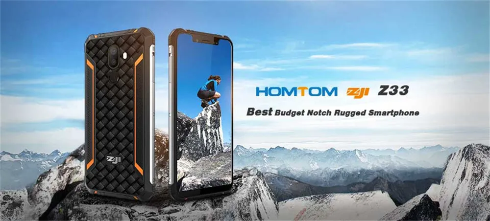 HOMTOM ZOJI Z33 смартфон IP68 Водонепроницаемый MT6739 1,5 GHZ 3GB 32GB 4600mAh 5,8" Dual sim Android 8,1 OTA OTG Мобильный телефон с функцией распознавания лица