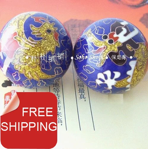 Шарики для занятий спортом 50 мм китайские традиционные драконы и Феникс