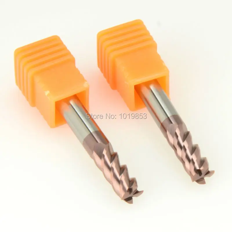 2 шт. SLONS S300 8x8x75L HRC55 Вольфрамовых Твердых сплавов Концевую Фрезу для фрезерного