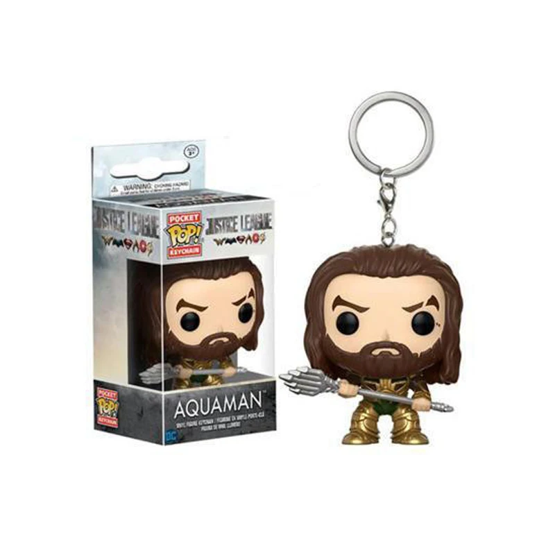 Темно-серый Funko pop Marvel Мстители США капитан Лига Справедливости dragon ball Z Grootted Вегета брелок фигурки игрушки рождественские подарки - Цвет: Темно-серый