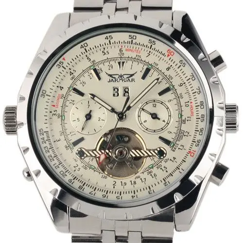 

JARAGAR Brand Luxury Mens Watches Rotating Bezel Tourbillion Automatic Mechanical Men's Watch Relogio Male Horloges