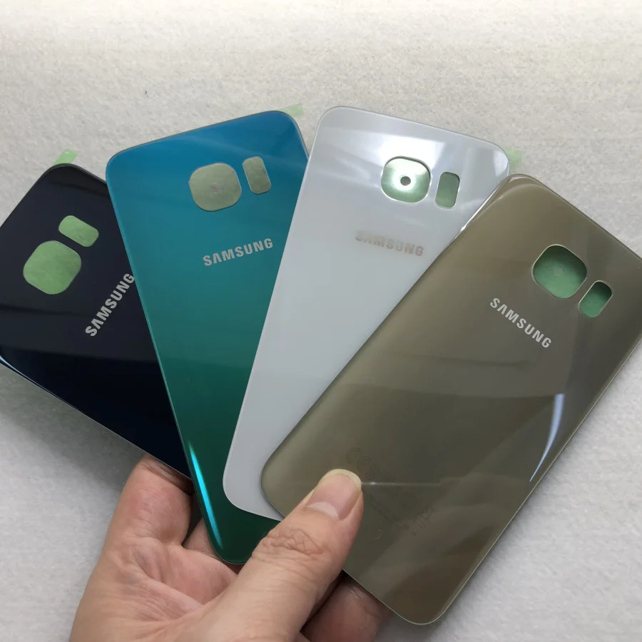 Для Samsung Galaxy S6 G920 G920F G925F G9200 задняя крышка батарейного отсека Передняя средняя рамка Edge G925 полный корпус