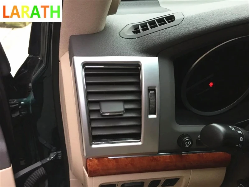 Для Toyota Land Cruiser LC200 2008 2016 ABS хромированный Автомобильный интерьер кондиционера