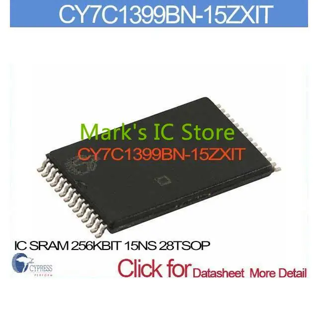 CY7C1399BN-15ZXIT IC SRAM 256KBIT 15NS 28TSOP 1399 CY7C1399BN CY7C1399 CY7C1399B 1399B | Электронные компоненты и