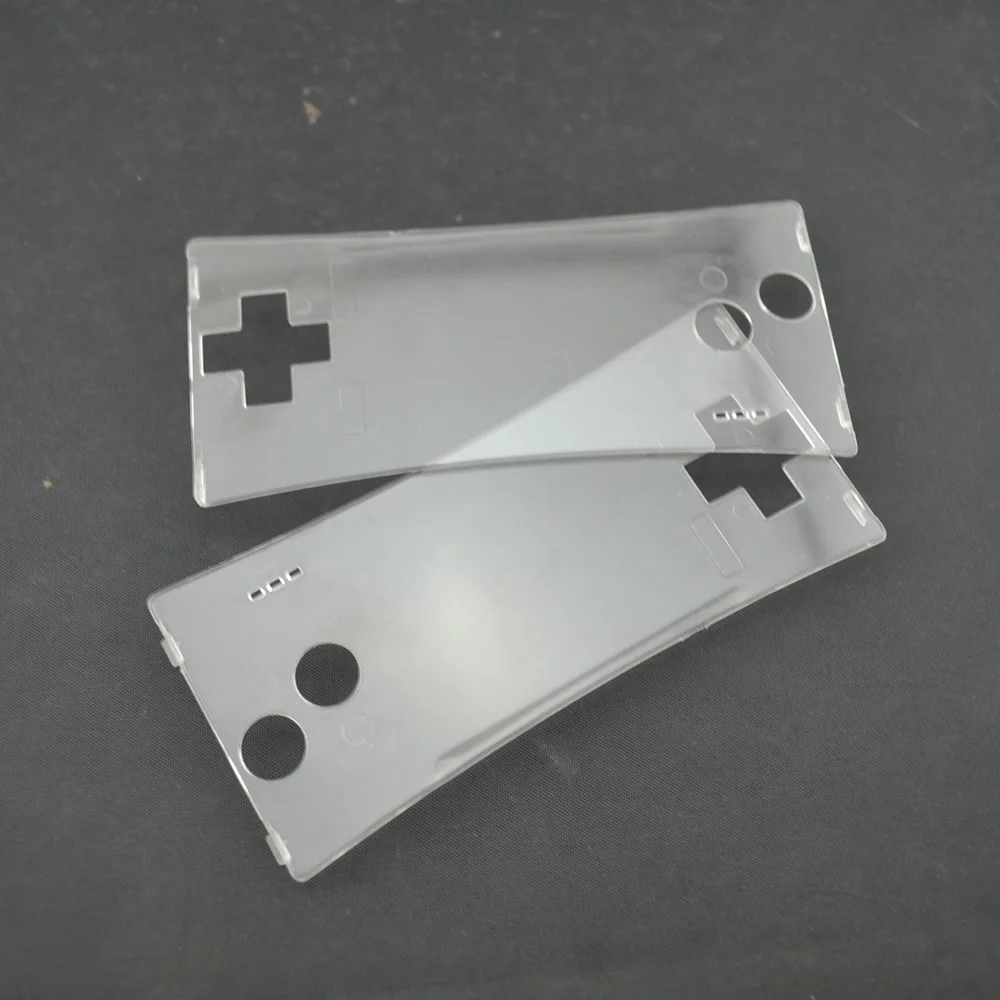 xunbeifang 2pcs Clear Repair Front Shell Faceplate Case Cover for   Gameboy Micro for GBM Front Panel images - 6