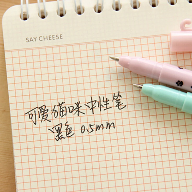 1pc Cute Cartoon Cat Painting Brush Kawaii Stationery Pens Material Escolar Office School Supplies D0520 | Дом и сад