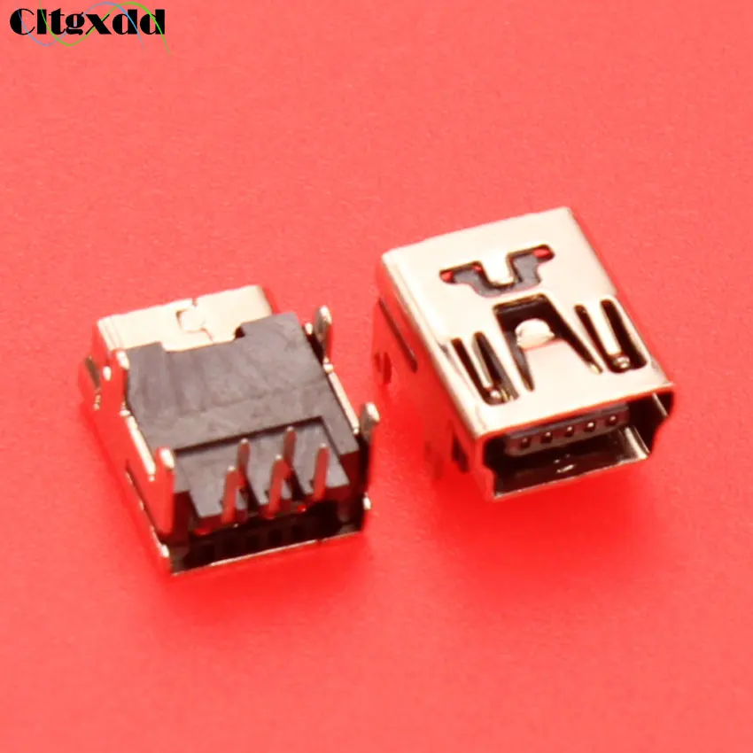 Cltgxdd Mini USB 5 контактный гнездовой разъем 90 градусов фоторазъем порт сварки GPS Garmin