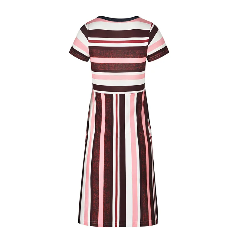 Casual 2 3 4 To 10 Year Old Kids Clothing Colorful Spaghetti Stripes Girls Long Summer Children's Dress for Girl | Детская одежда и