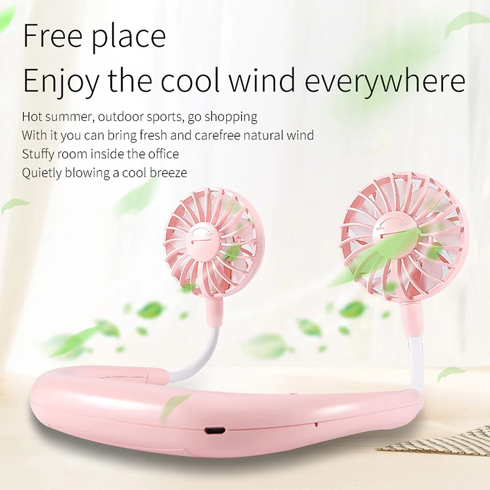 Повязка на шею для режима свободные руки подвесной USB Перезаряжаемый двойной