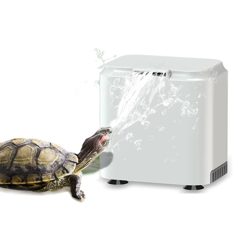 

Aquarium Turtle water filter pump 2W, Low Position to run water, mini Fountain Waterfall Maker Pump for tortoise turtl NeverElse