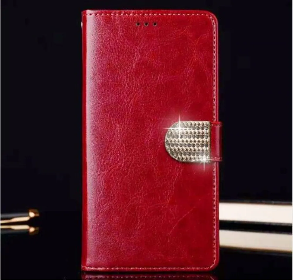 Роскошная Обложка на заднюю панель из искусственной кожи чехол для телефона ZTE