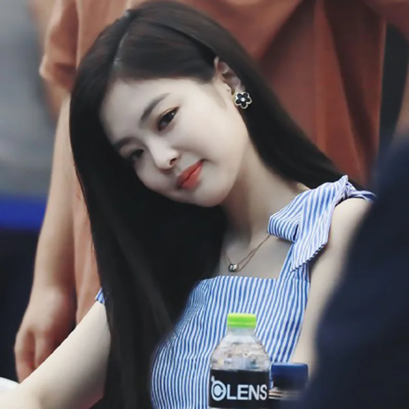 Kpop Blackpink Дженни та же Корейская летняя полосатая рубашка с бантом Женская модная рубашка с квадратным вырезом Непостоянные соединения женские Топы Harajuku