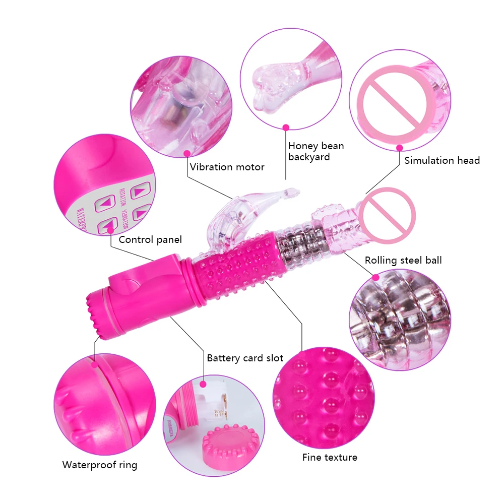 Кролик вибратор для женщин реалистичный фаллоимитатор пениса Массажер