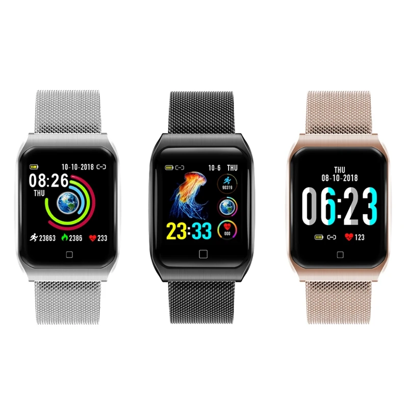 F9 Smart Watch Men Ip68 Waterproof Multiple Sports Mode Heart Rate Blood Pressure Bluetooth Smartwatch 1.3Inch Screen