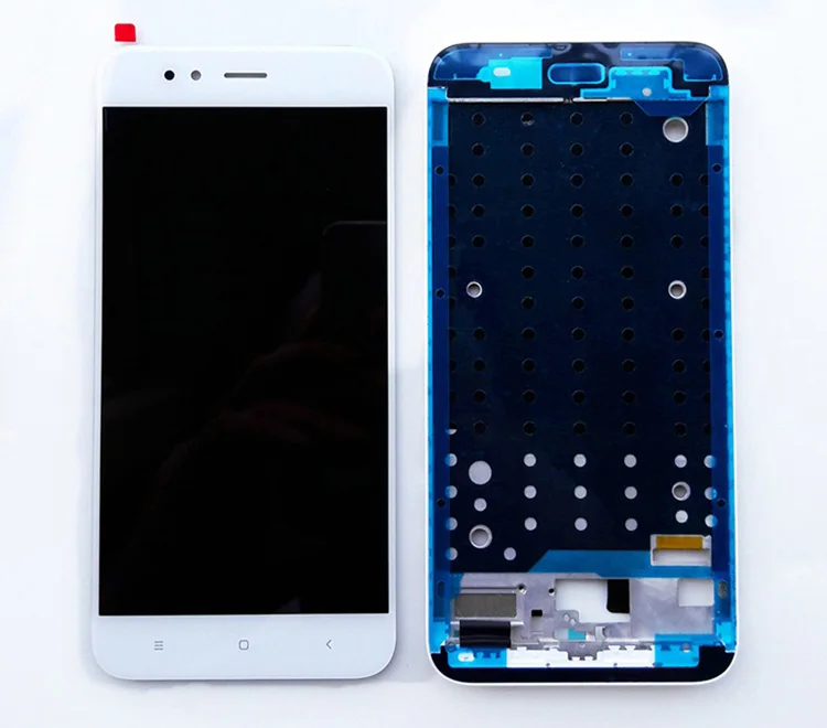 Shyueda для Xiaomi A1 глобальная версия 5X/X1/MDE2 MDG2 MDT2 5," ЖК-дисплей сенсорный экран дигитайзер с бесплатными инструментами и 3M - Цвет: White with frame