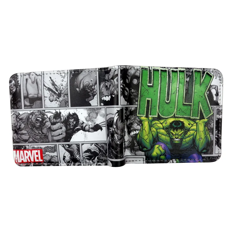 Новое поступление кошелек marvel Мстители Бесконечная война Капитан Америка/Халк/s.h.i.e.l/Железный человек/Черная пантера кошелек держатель для карт