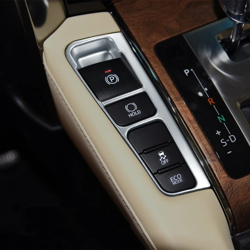 Хромированный электронный ручной тормоз для Toyota Alphard 2015 2016 ABS остановка парковки