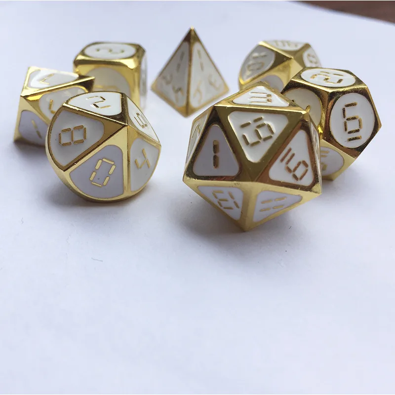 7 шт. выход новый шрифт Подземелья и Драконы MTG РГС D & игральные кости ДНД доска