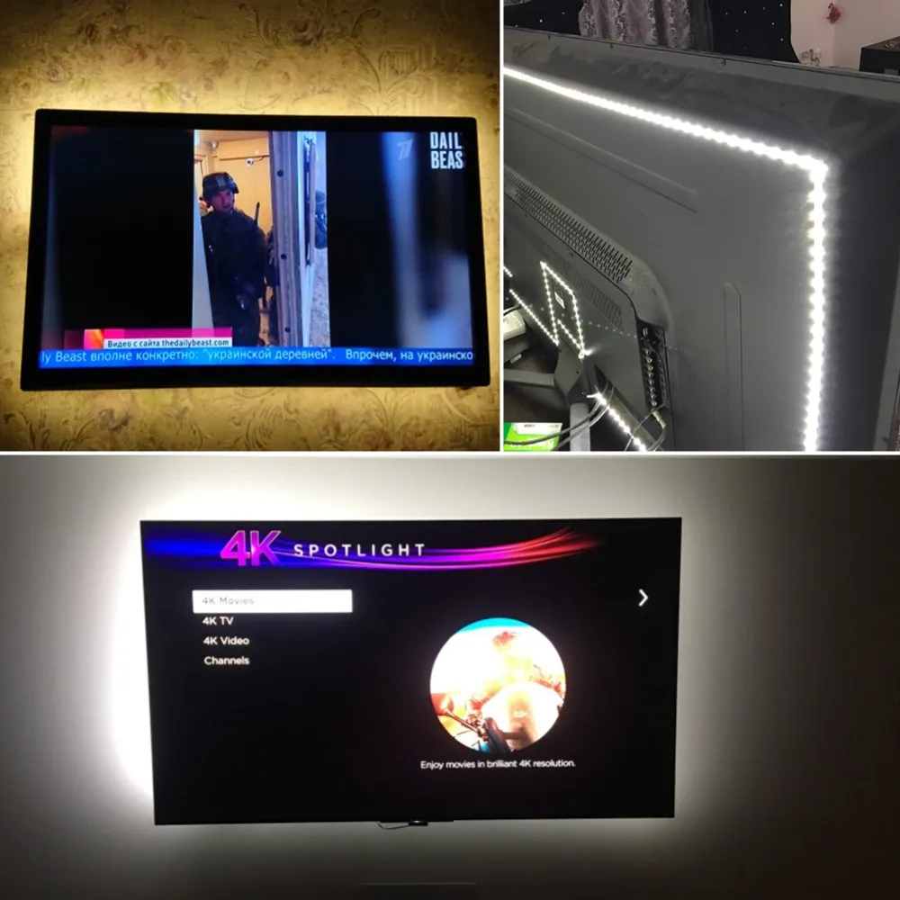 Светодиодная лента EeeToo USB 5 в постоянного тока SMD 5050 50 см 1 м 2 3 4 м|led tape|led strip light usbled |