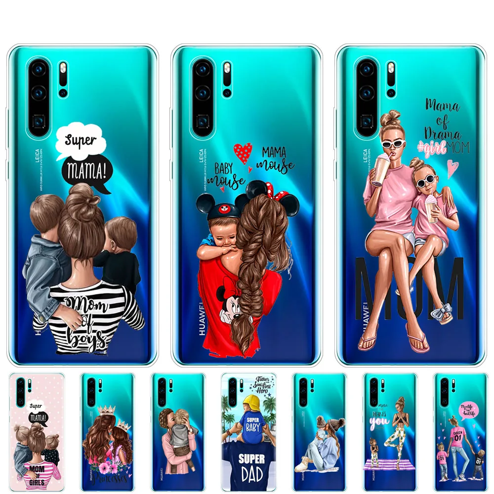 Чехол для huawei P30 PRO LITE, чехол на заднюю панель для huawei mate 20 pro lite p smart plus, супер для мамы, дочки, папы